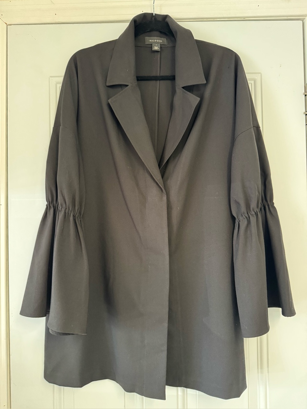 Halogen Women's Black Jacket with Flared Sleeves Size Small